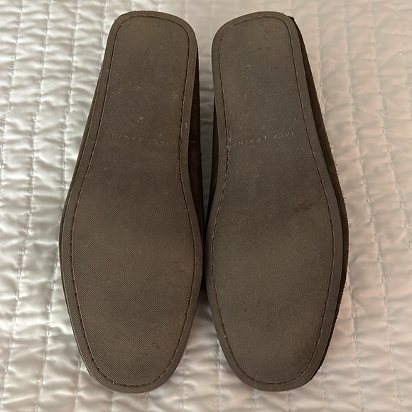 Jack Erwin Brown Suede Driving Mocs, Men’s size 10 - Picture 6 of 8